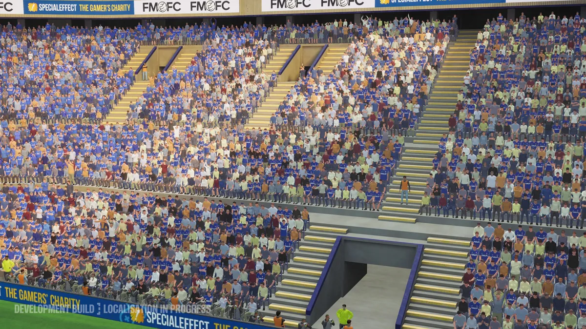 Football Manager 27 crowd still from the official match-day deep dive