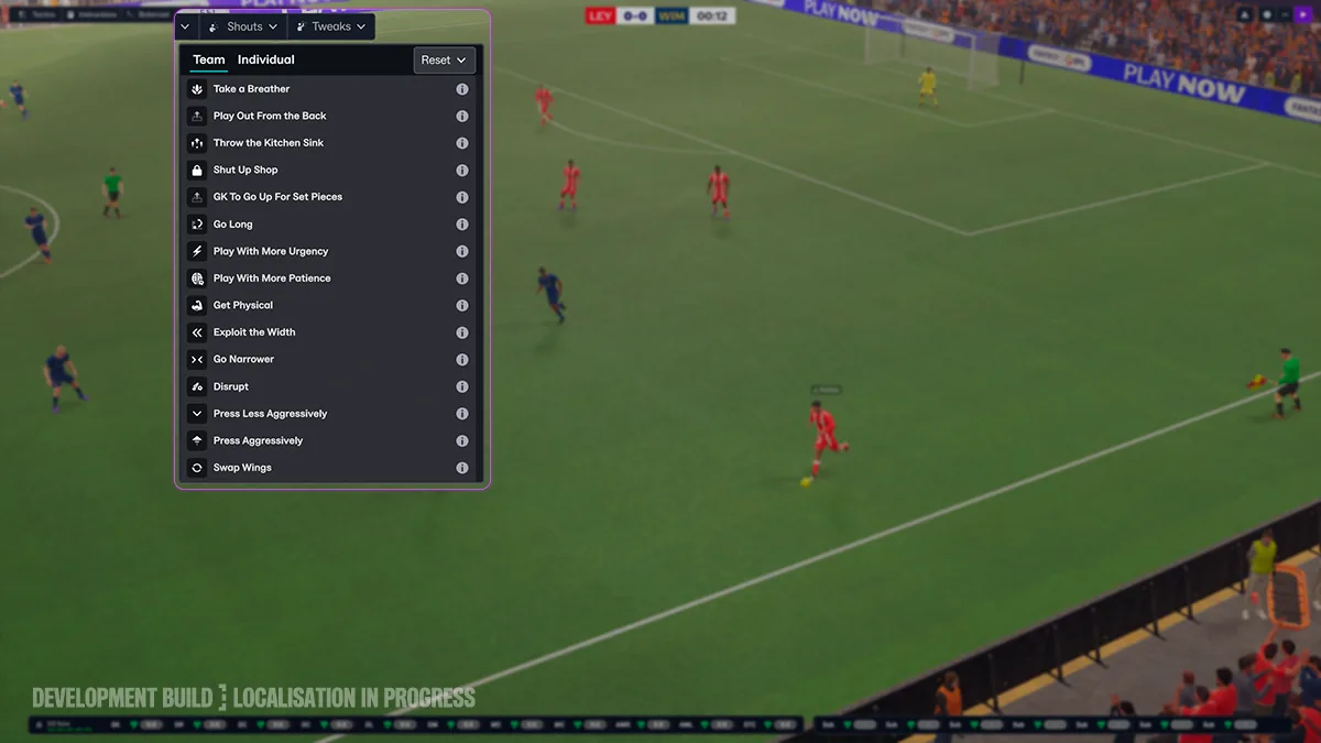 Football Manager 27 tactical tweaks view